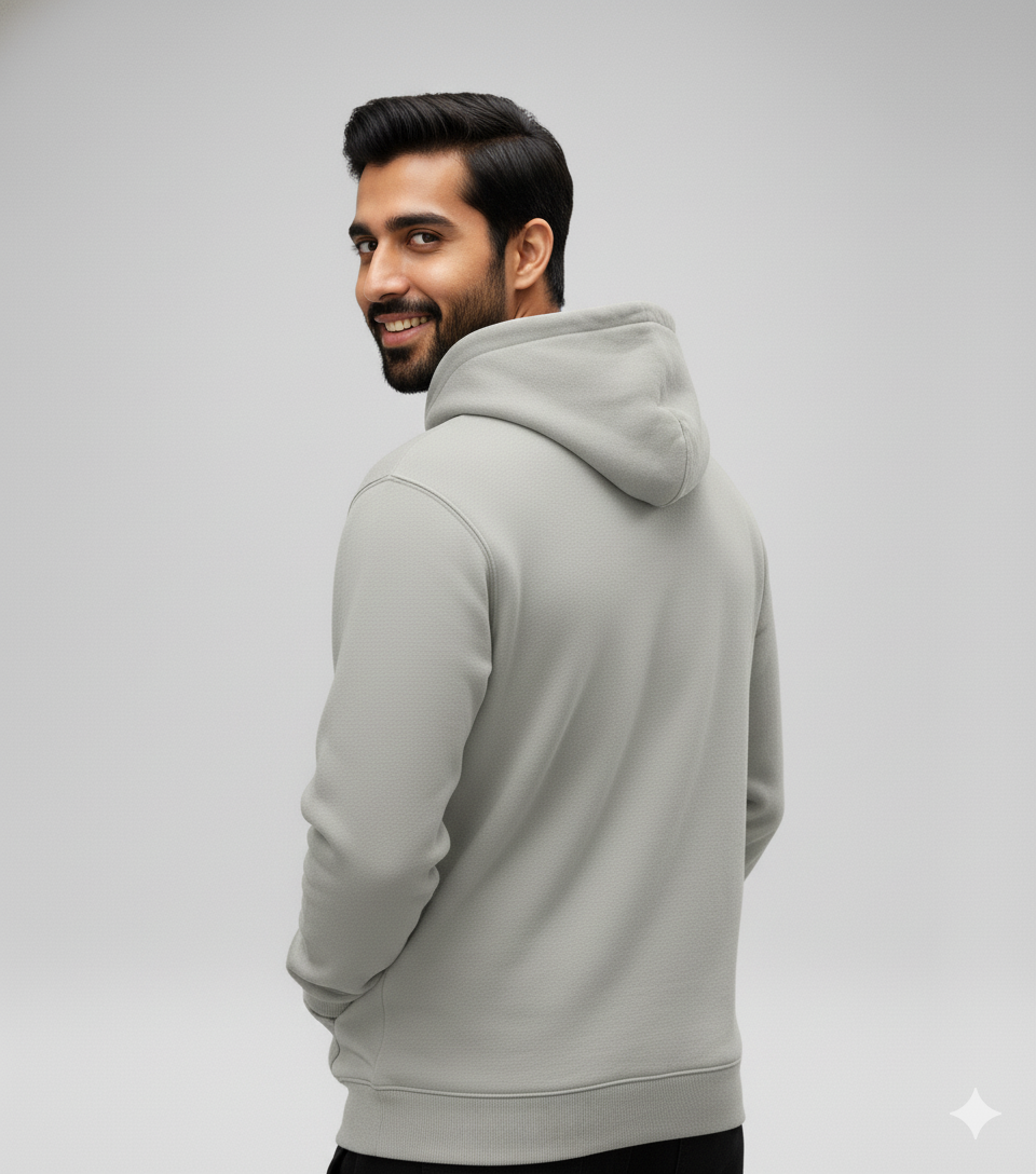 HUGO Signature Grey Hoodie