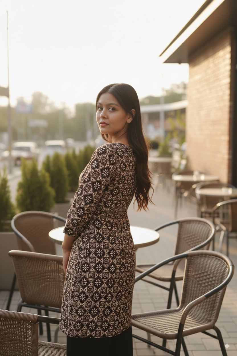 Samara Geo Flora Kurta