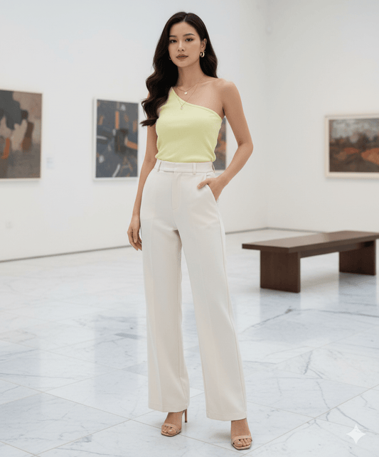 Ryle One Side Shoulder Top - TOP - stylessagess