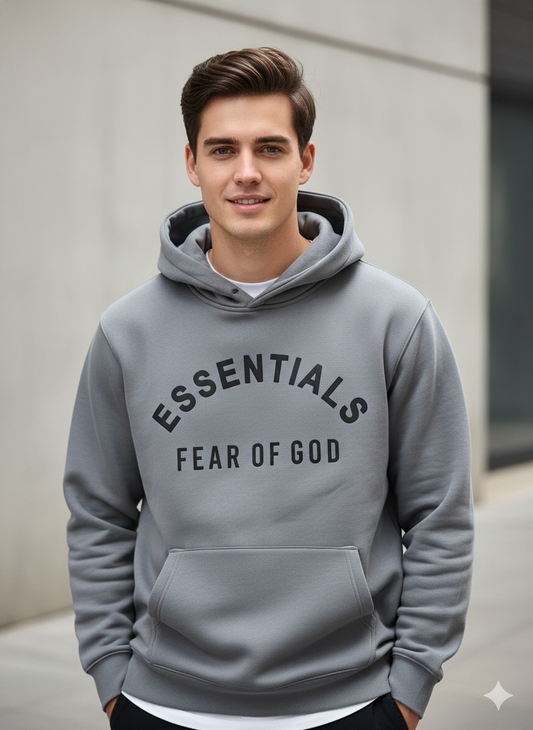 Fear of God Essentials Grey Hoodie