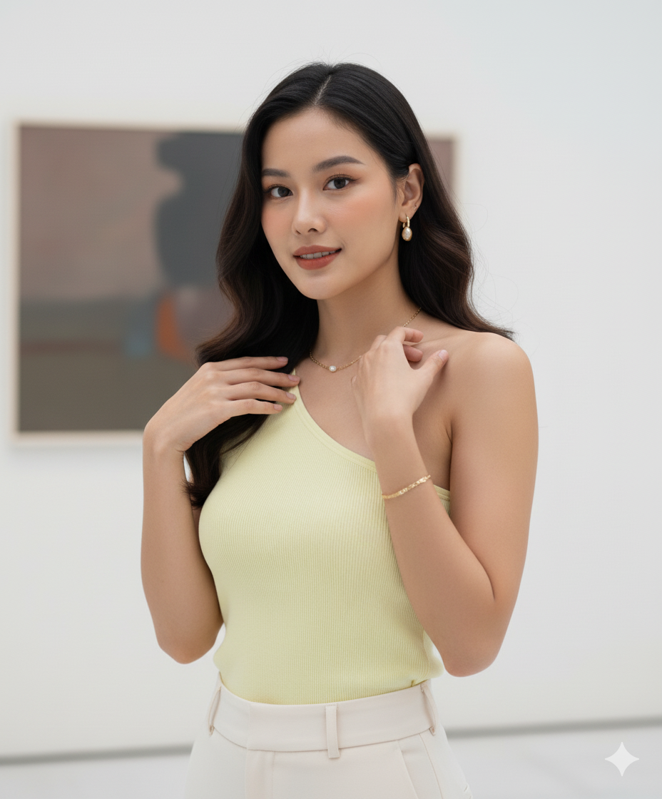 Ryle One Side Shoulder Top