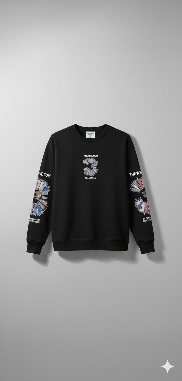 NoirWave Graphic Sweatshirt