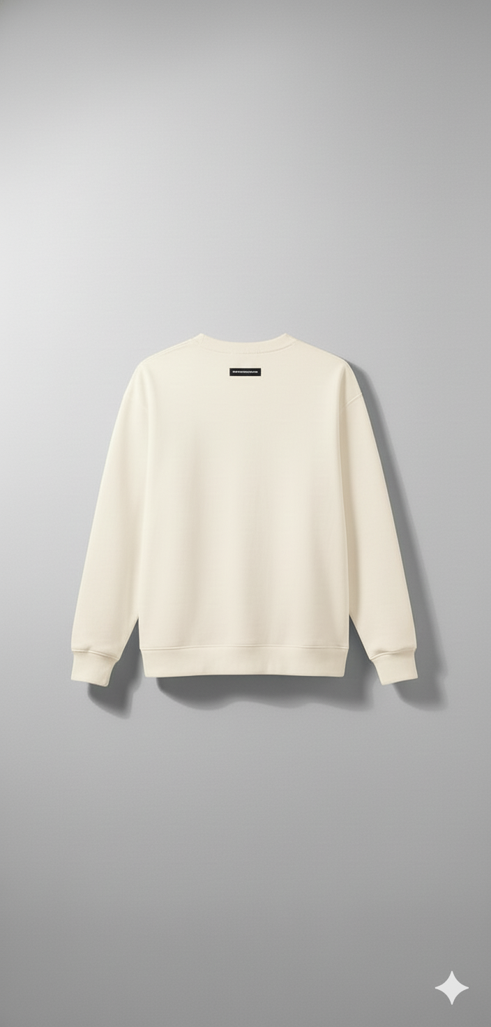 Cream Archive Graphic Sweatshirt
