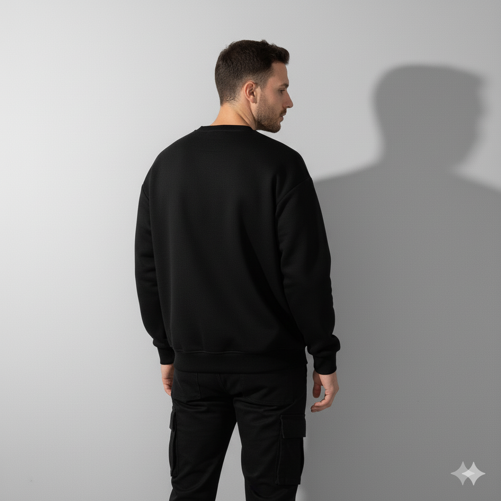 Confidence Noir Graphic Sweatshirt