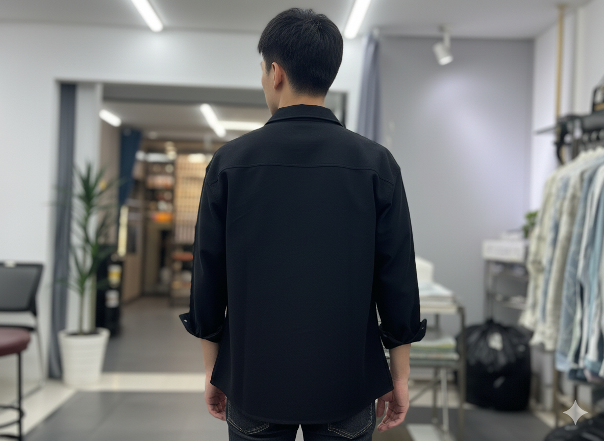 BornUThink Minimal Street Overshirt