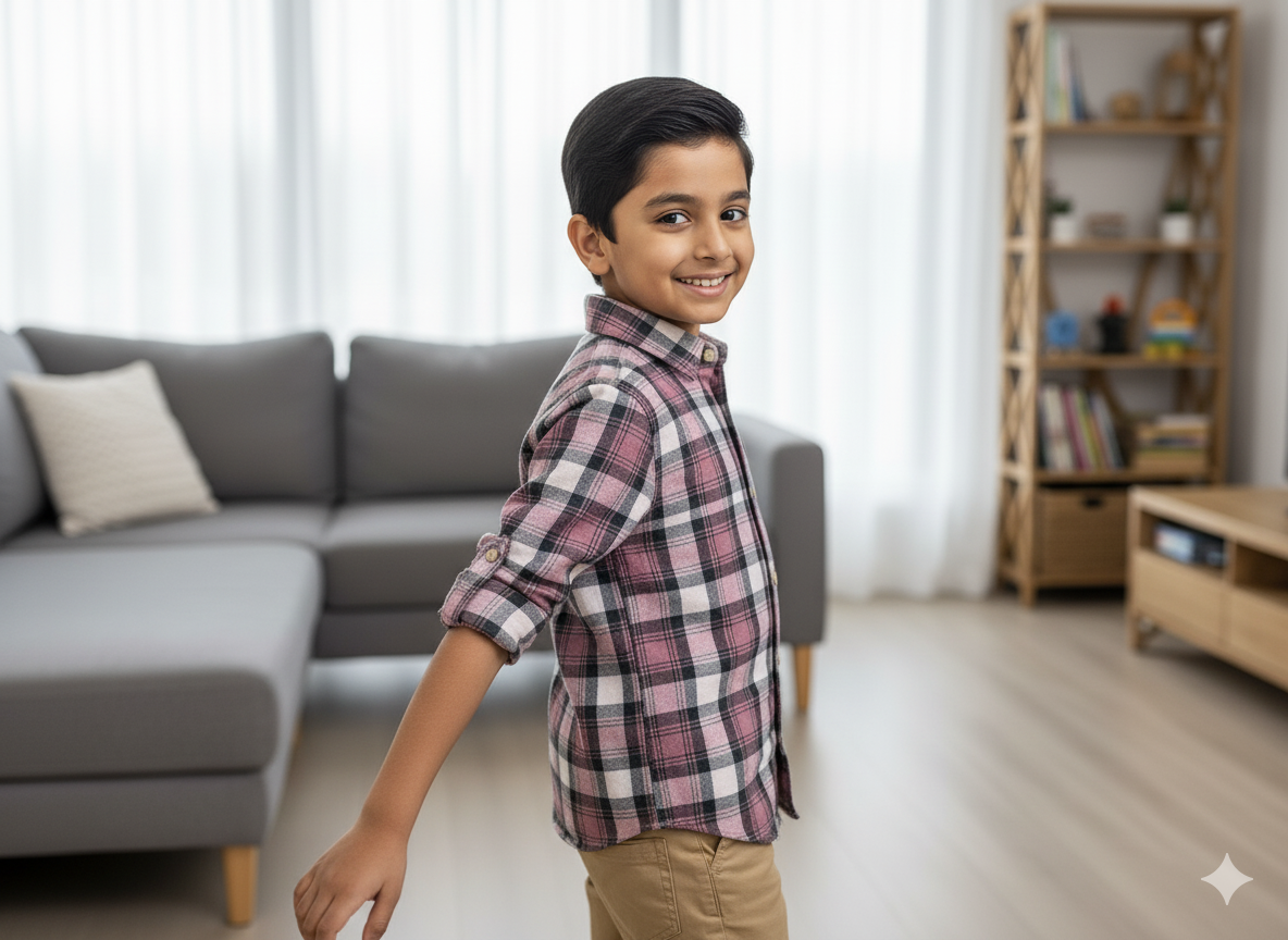 Meher Check Printed Shirt