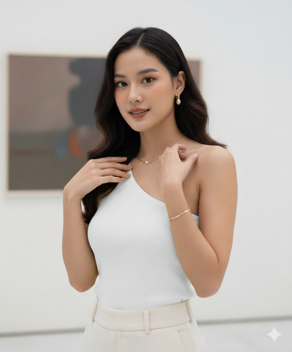 Ryle One Side Shoulder Top