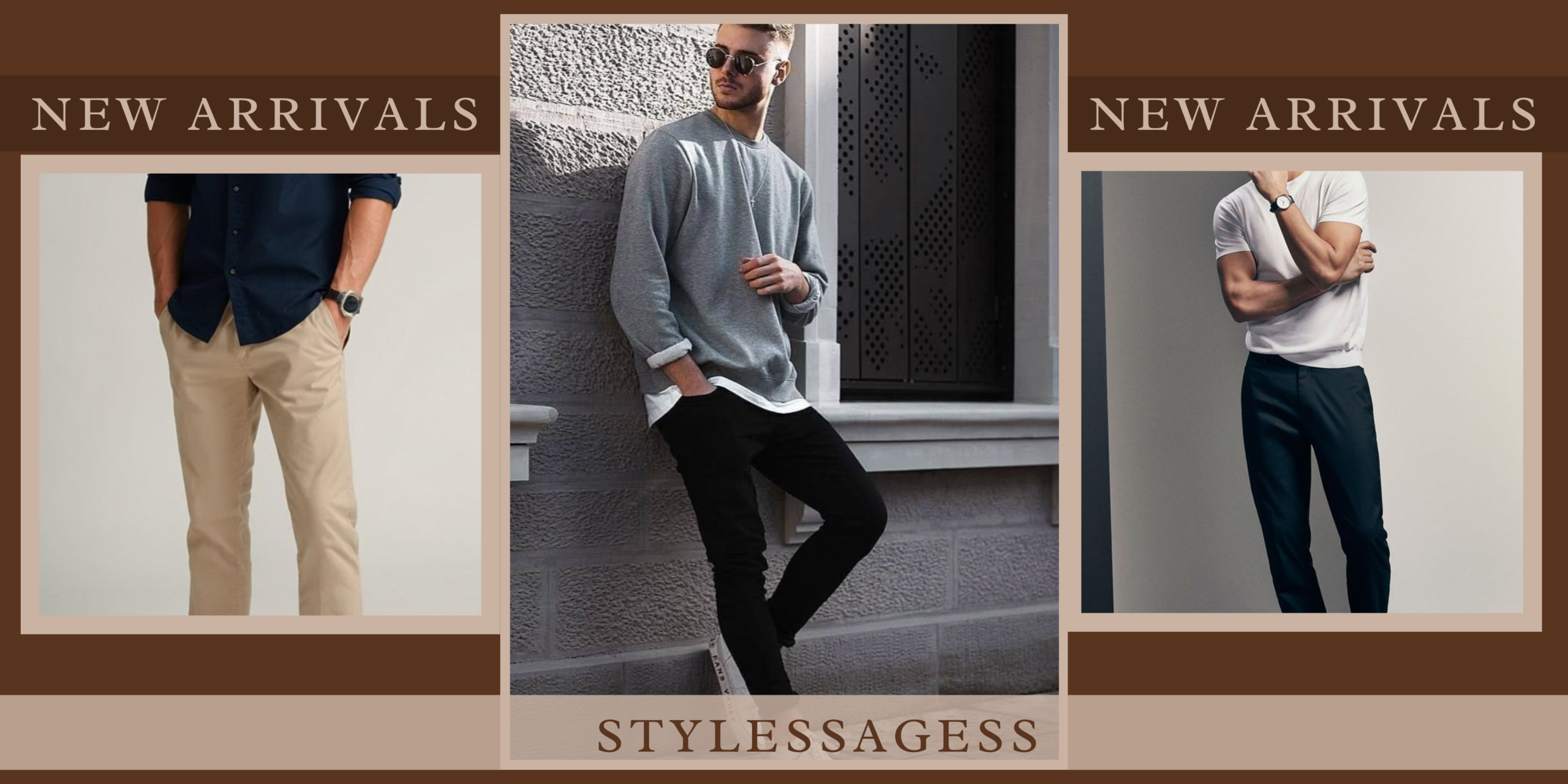 Brown Minimalist Jewelry New Arrivals Banner (1)