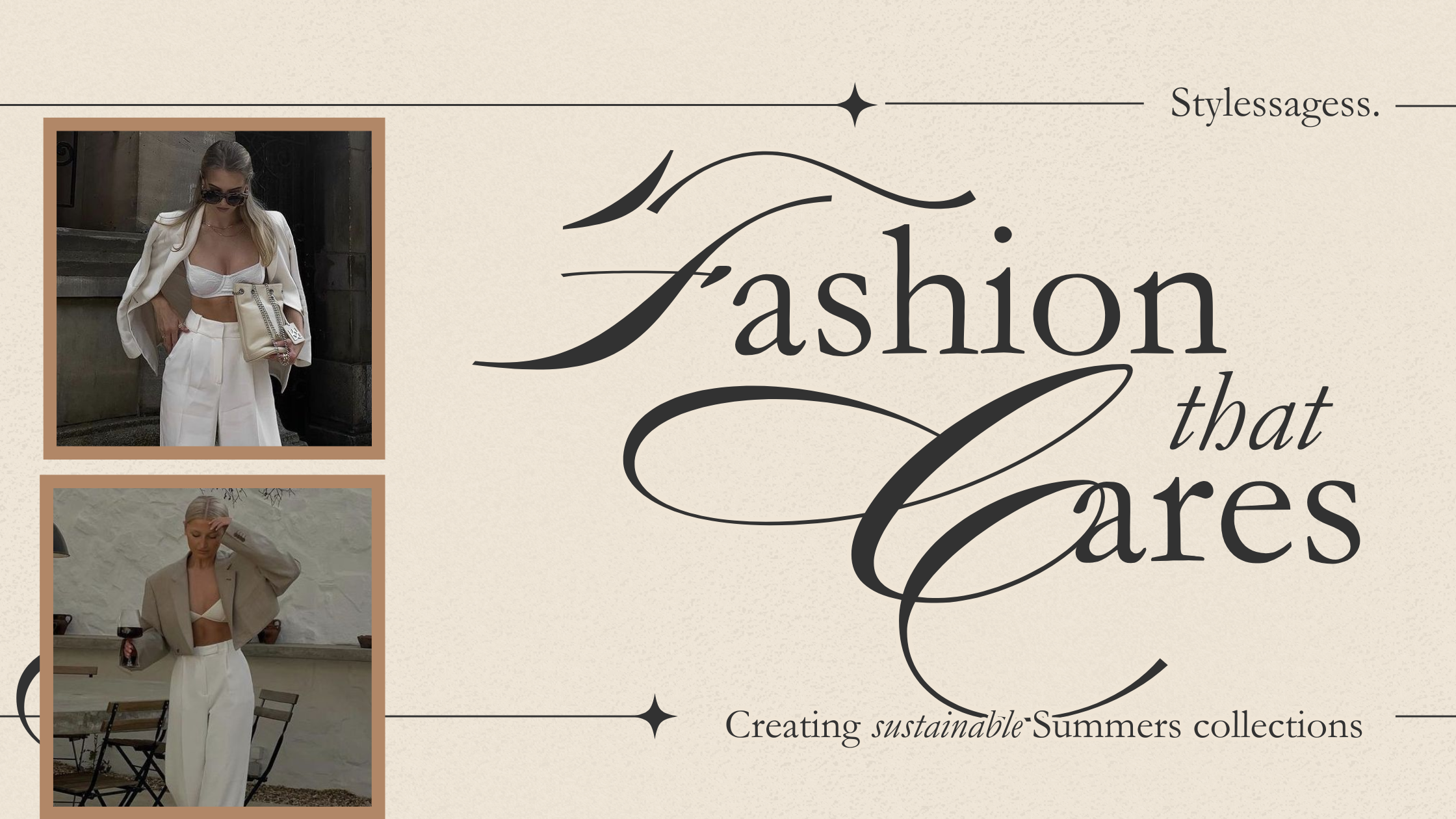 Elegant Modern Luxury Fashion Company Blog Cover