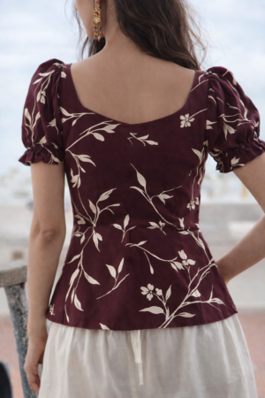 Elegant Poplin Top for Casual & Office Wear